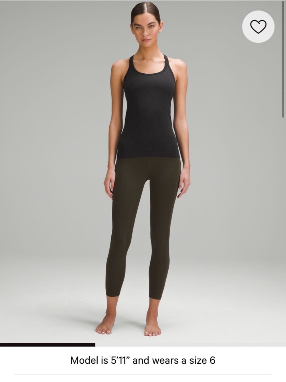 Lululemon Ebb to Street Tank Top size 10